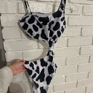 Cut out cow bodysuit!